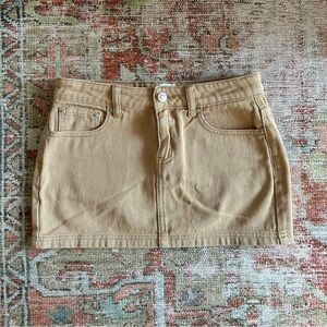 Princess Polly Denim Low Rise Mini Skirt